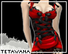 [T]ZOEY Dress Crimson GA