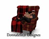 cozy christmas chair