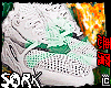 white sports sneakers
