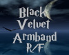 Black Velvet Armband-F