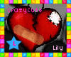 !Lily- Taped Heart