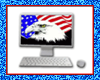 Animated USA Computer
