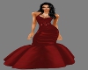 {LA} Red fishtail gown