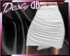 White Mid Length Skirt