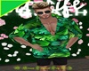 LV/M Green Tropical Top