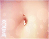 Belly Gold Piercing