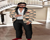 BEIGE PATTERN FULL SUIT