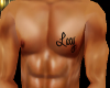 Lacy Chest Tat Male