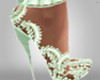 Candace Lace Heels~Mint
