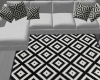 DER: Corner Sofa w Rug