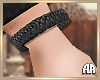 Leather Bracelet Black R