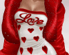 CA Red Fur Coat