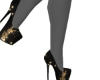 *YSL Gold Heels