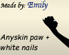 Anyskin paws + white