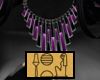 Purp/Silv/Black Necklace