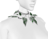 silvered moss necklace