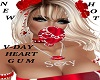 HOT VALENTINES HEART GUM