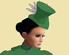 Madam Mina Green Bonnet