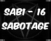Sabotage Cover