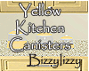Yellow Kitchen Canisters