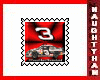 (N) #3 Racing Stamp