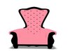 Black/Pink Queen's Chair