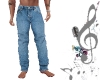 ER- STRAIGHT BLUE JEANS
