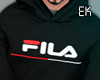 black sweatshirt