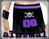 Goth cheerleader skirt