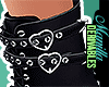 ! Leather Heart Platform