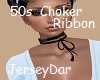 50s Choker Ribbon