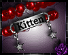 Kitten pearl brace red