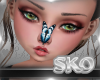 *SK*Nose Butterfly Blue