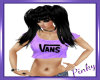 Purple Vans Belly Top