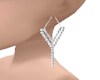 disco diamond earings