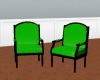 Bright Green Chairs