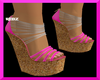 PINK WEDGE SHOE