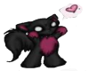 pink &black goth kitty
