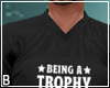 Trophy Husband Black Tee
