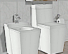 Modern Toilette w Shelf