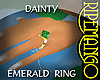 (RM) Ring Emerald Dainty