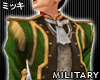 ! Green Military Coat