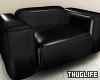 Modern Black Armchair