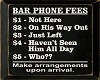 Bar Phone Rules
