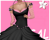 Gothic Gown with Pink