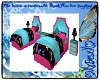 1D! Teal/Pink Twin beds