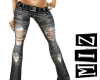 Miz Black Torn Jeans