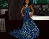 CA Blue Crystal Gown