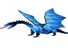 BLUE ANIMATED DRAGON