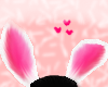 ~<3 Pink Bunny Ears ~<3